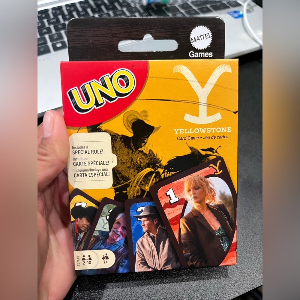 Yellowstone Uno cards